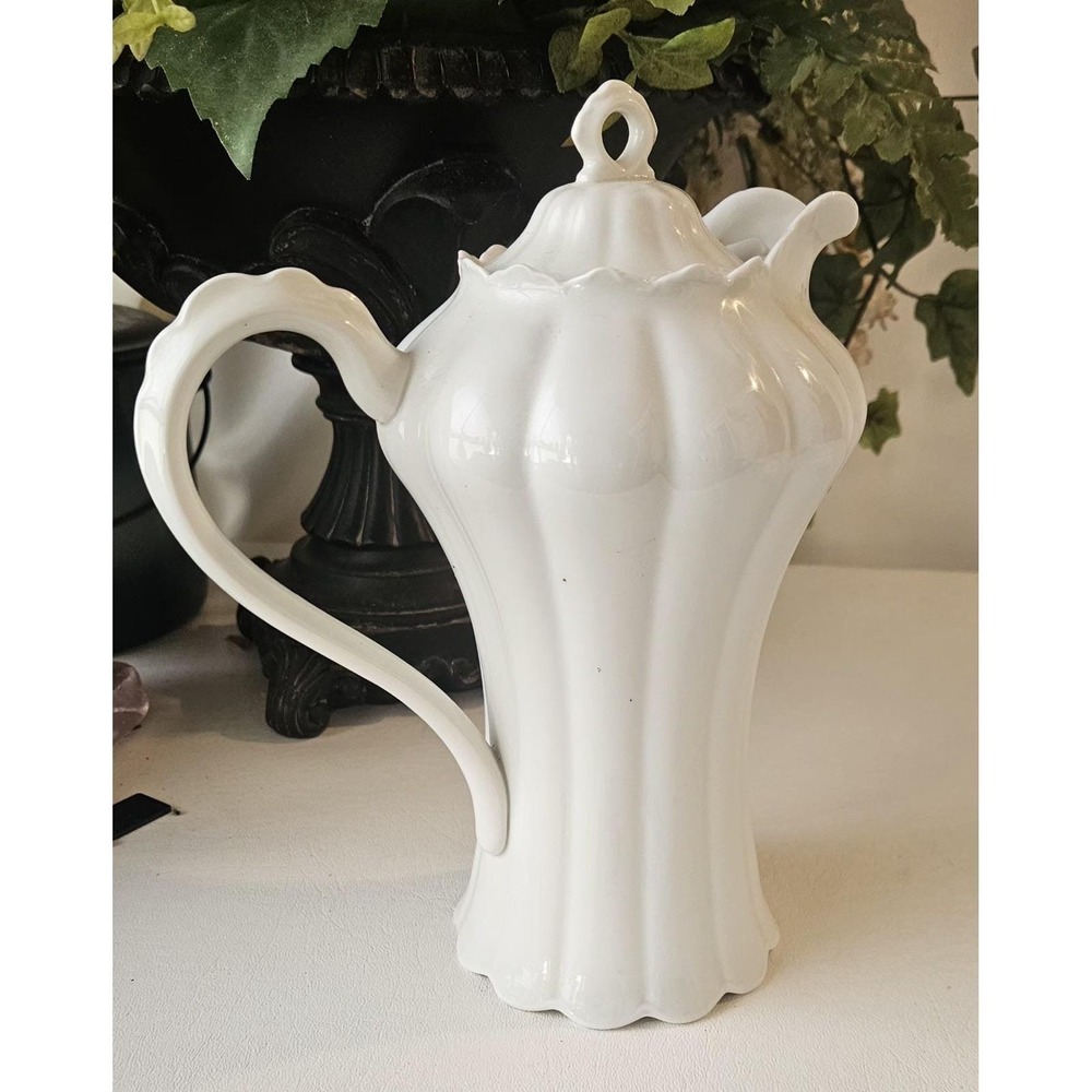 Antique O.&E.G. Royal Austria Porcelain Tea/Coffee Pot~ Timeless European Charm